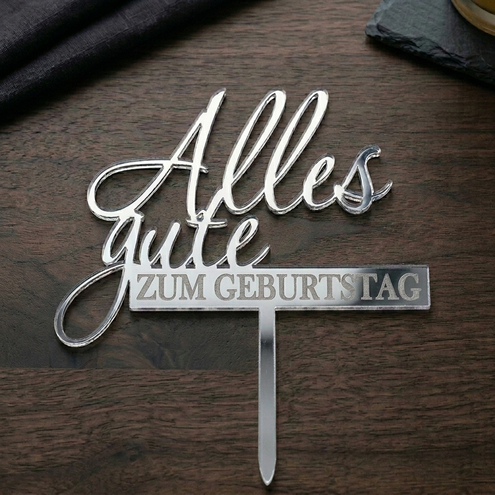 Cake Topper – Alles Gute zum Geburtstag