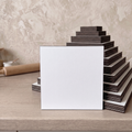 Quadratische Dekoplatten aus HDF/MDF, 3 mm – 5 Stück