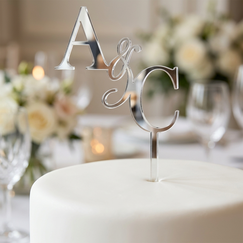 Cake Topper – Personalisierte Initialen