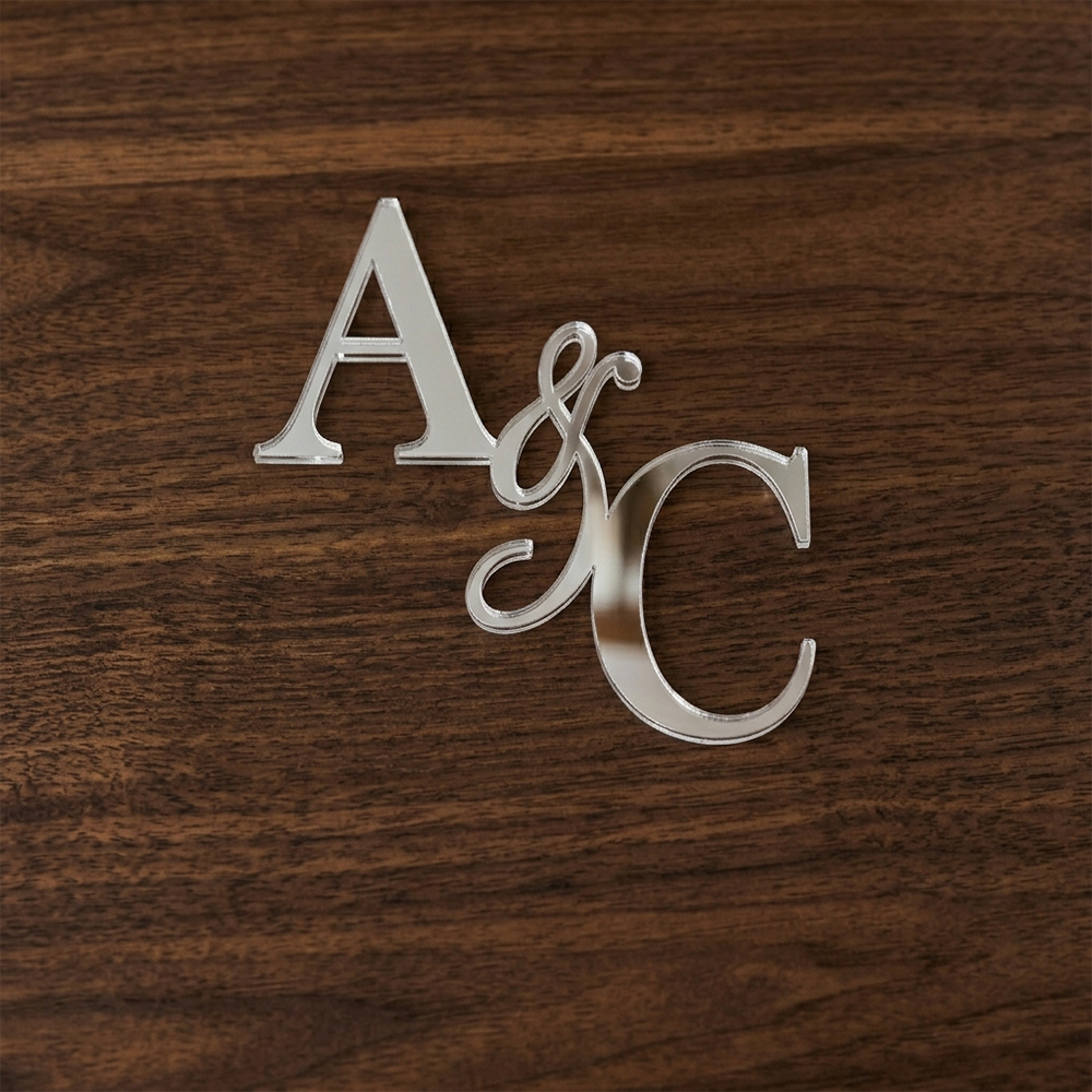 Cake Topper – Personalisierte Initialen