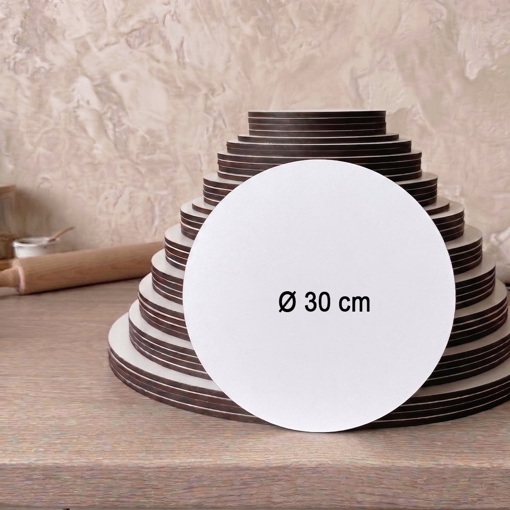 Runde Dekoplatten aus HDF/MDF, 5 mm – 3 Stück