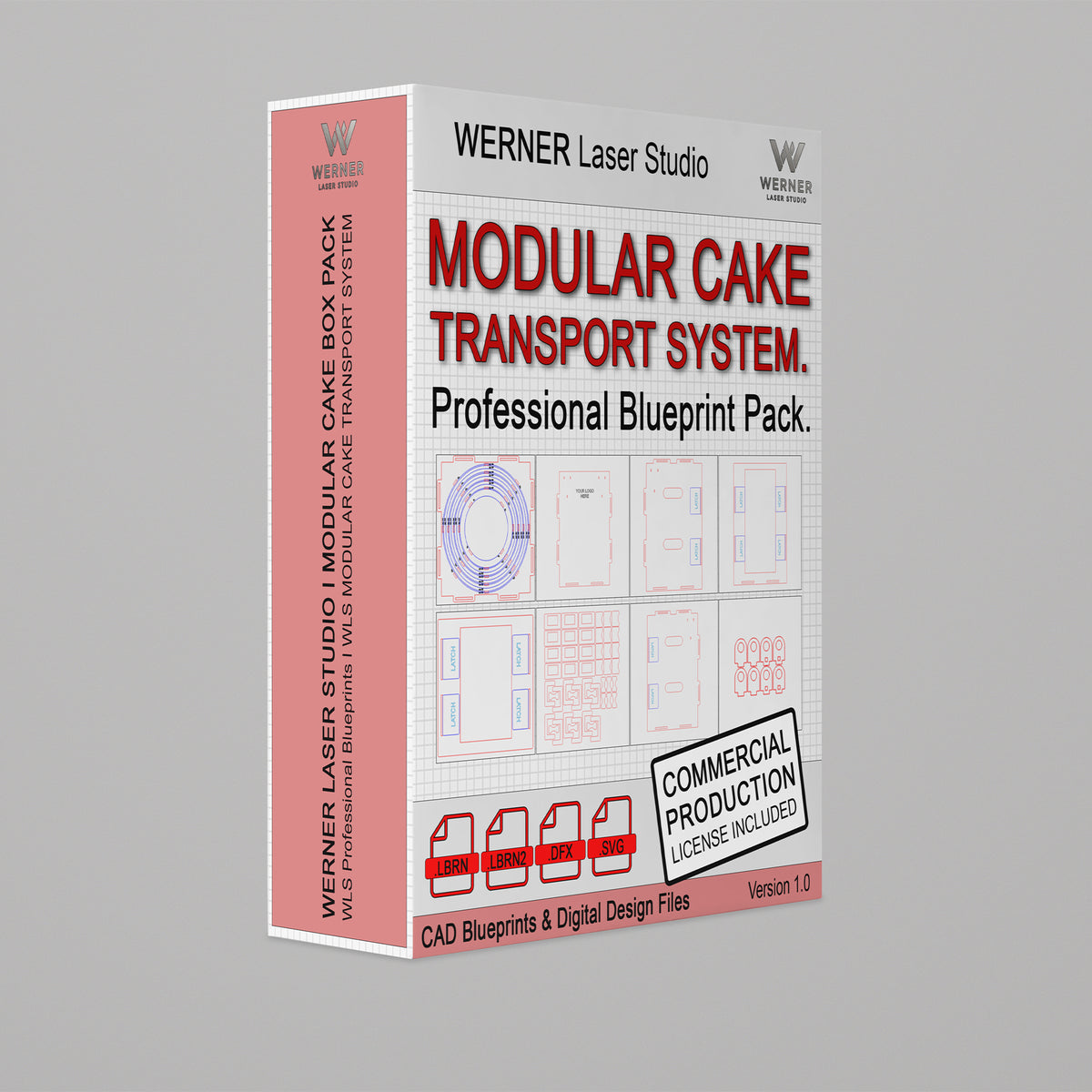 Professional Modular Cake Transport System | Commercial Production License Included